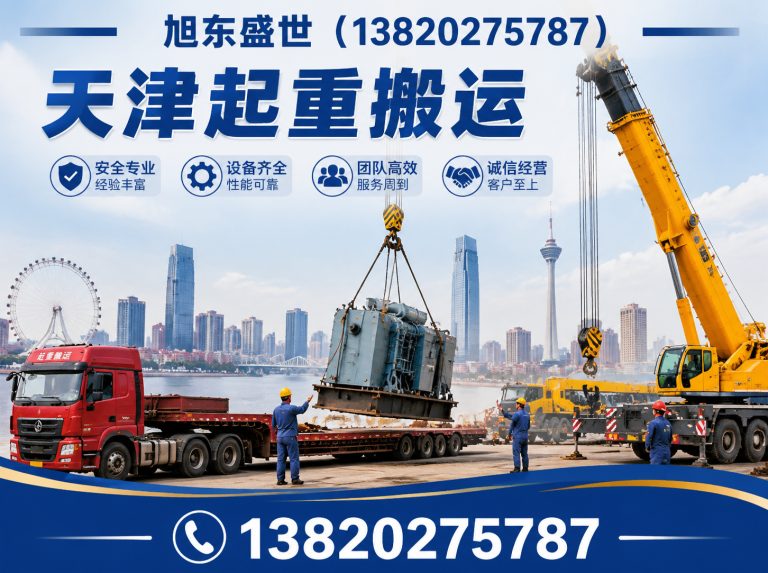津南区天津起重搬运展示图